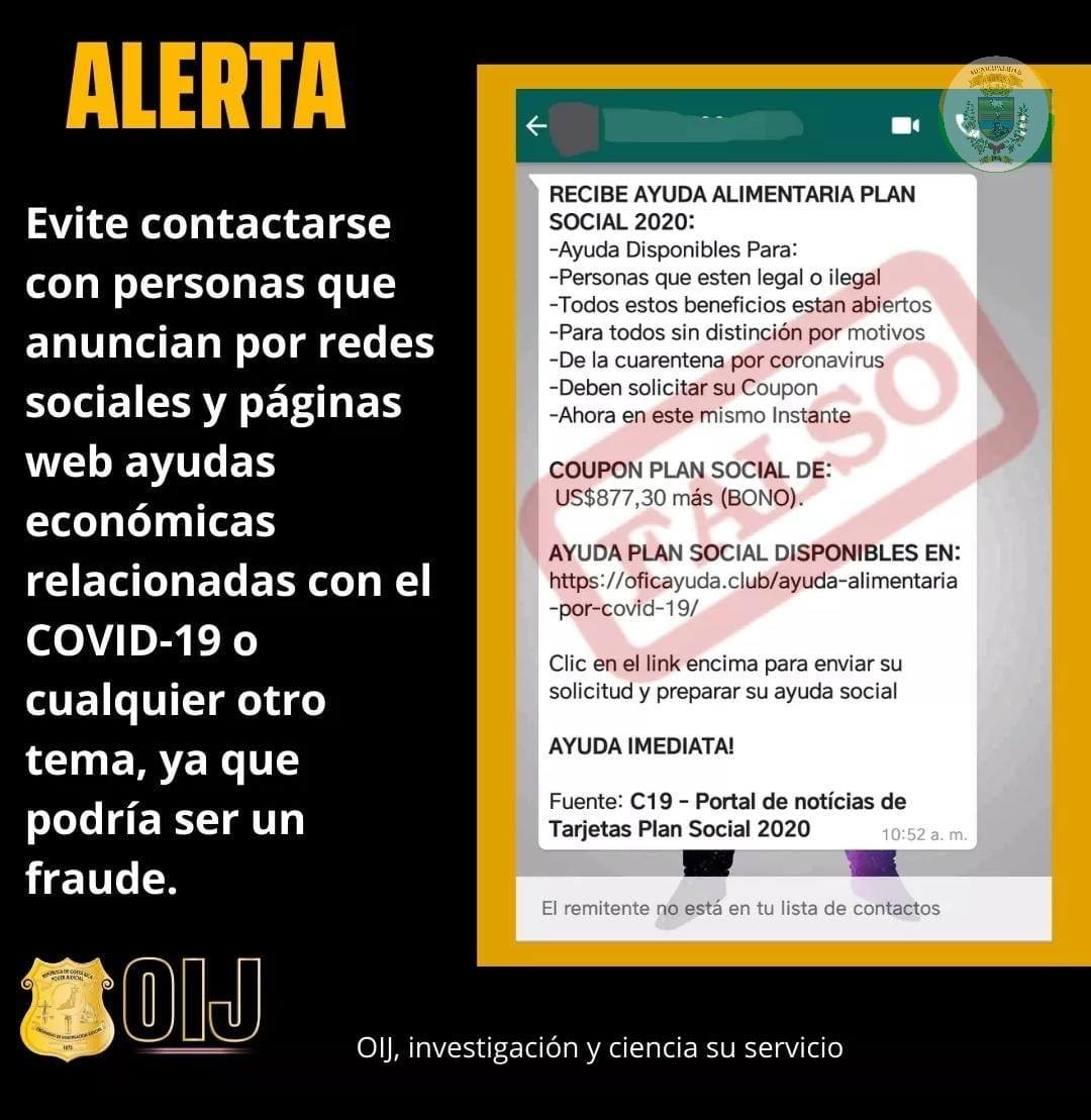 INFÓRMESE Y NO CAIGA EN ESTAFAS